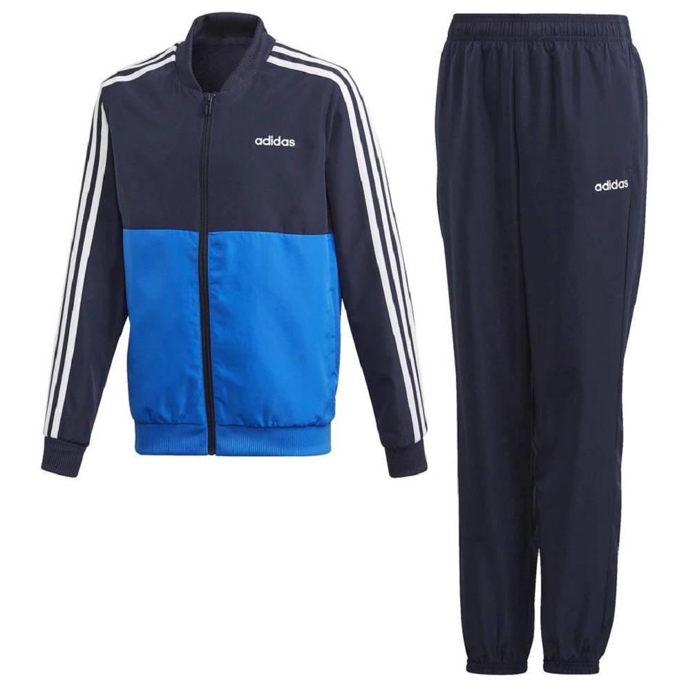  Adidas Junior B COREu-bn top and bottom set 130cm navy / blue for children Kids Bomber jacket & pants setup 