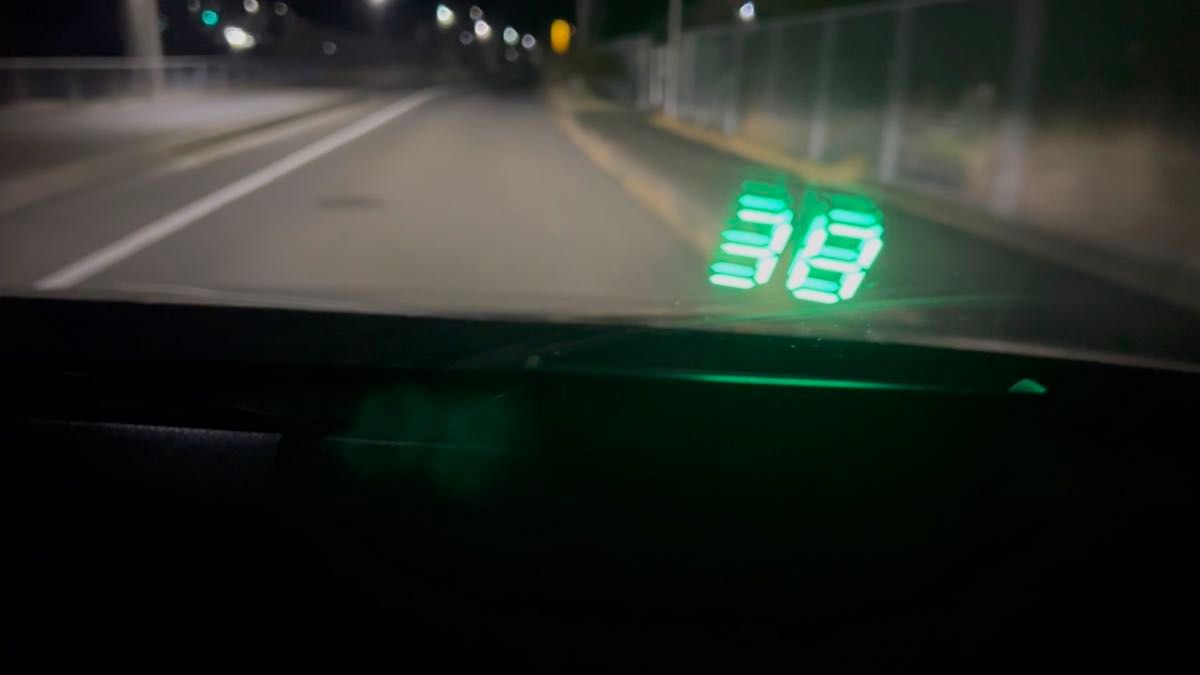 GW特価!GPS HUD Speed mater ヘッドアップディスプレイ スピードメーター 速度計 アビオニクス カーナビ