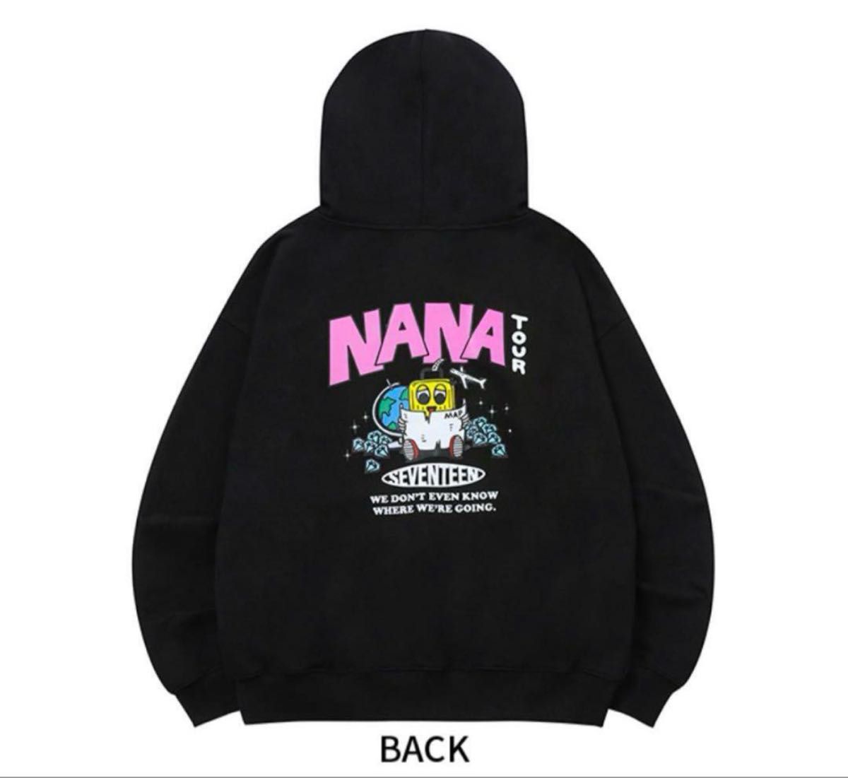 ナナツアー セブチ SEVENTEEN NANATOUR パーカー フーディー ナナツアー セブチ SEVENTEEN NANATOUR パーカー フーディー L
