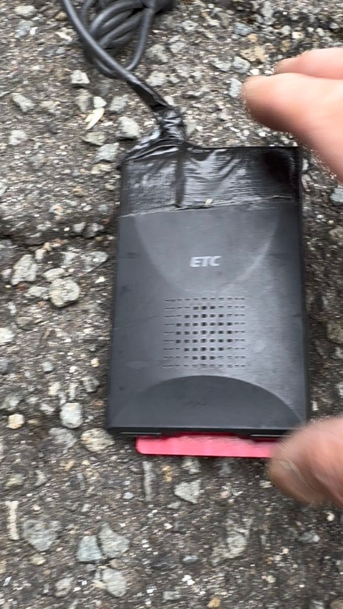 通電確認のみ(動画参照)ジャンク無保証 【軽自動車登録?不明】パナソニック製 CY-ET800D アンテナ一体型ETC