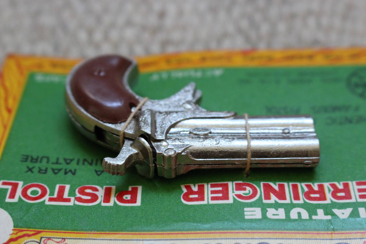  rare article 1960s MARX TOYS JAPAN miniature piste ru toy gun model collectors series marx Showa Retro 30-40 period Vintage gun 