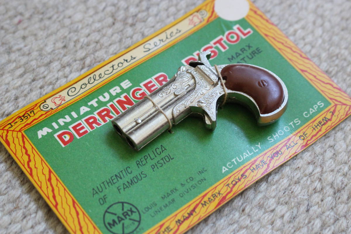  rare article 1960s MARX TOYS JAPAN miniature piste ru toy gun model collectors series marx Showa Retro 30-40 period Vintage gun 