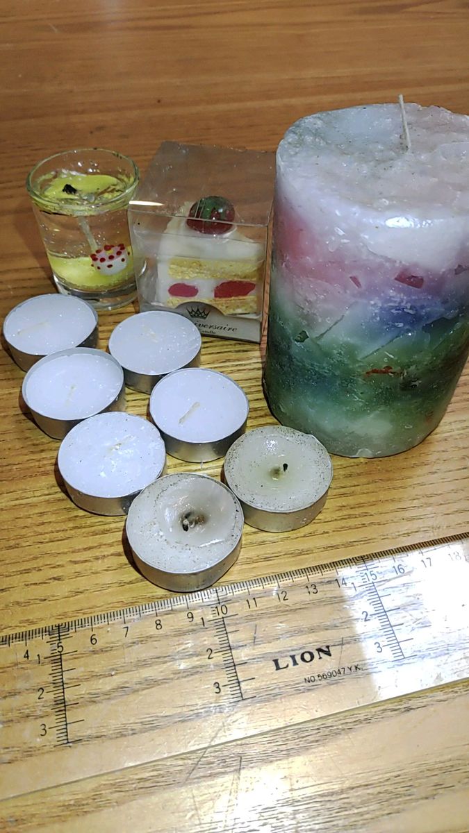 キャンドルセットまとめて アロマキャンドル 香り付きケーキなど ロウソク
