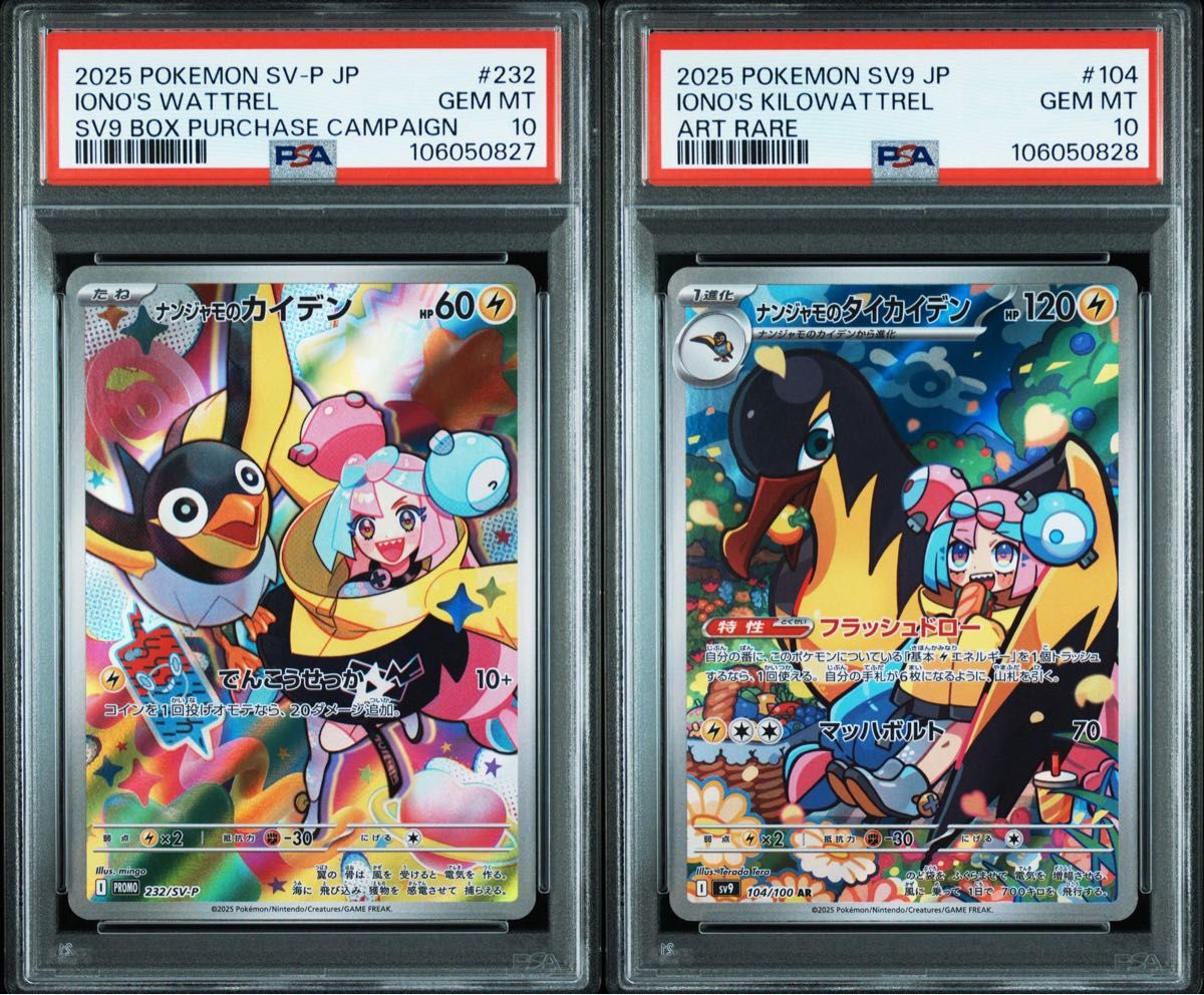 PSA10 連番 ナンジャモのカイデン プロモ ナンジャモの PSA10 連番 ナンジャモのカイデン プロモ ナンジャモの