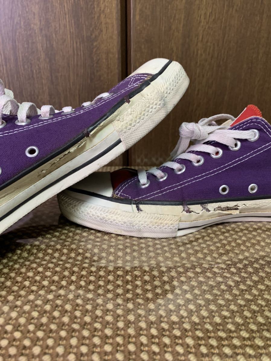 90s USA製 converse ALLSTAR マルチカラー US9 27.5cm コンバース オールスター ビンテージ_画像2