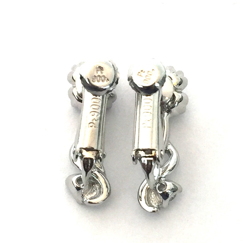 【中古美品】Pt900　ダイヤ　イヤリング　D 0.30ct　重さ：5.6ｇ_画像9