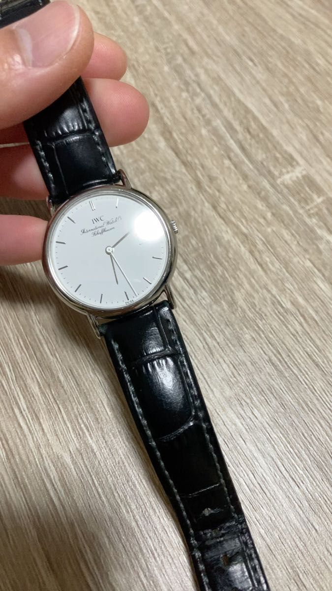 極美品 動作良好 IWC シャフハウゼン ポートフィノ クォーツ 腕時計 アンティーク