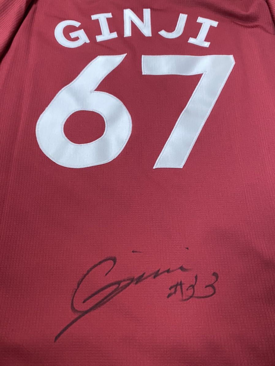 東北楽天イーグルス 67 銀次'11シーズン実使用 直筆サイン入り 東北楽天イーグルス 67 銀次'11シーズン実使用 直筆サイン入り