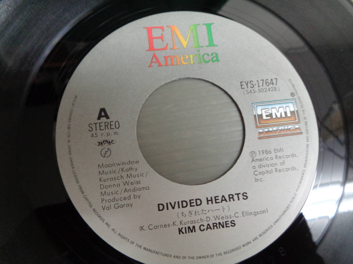 ヤフオク キム カーンズkim Carnes ちぎれたハートdivide