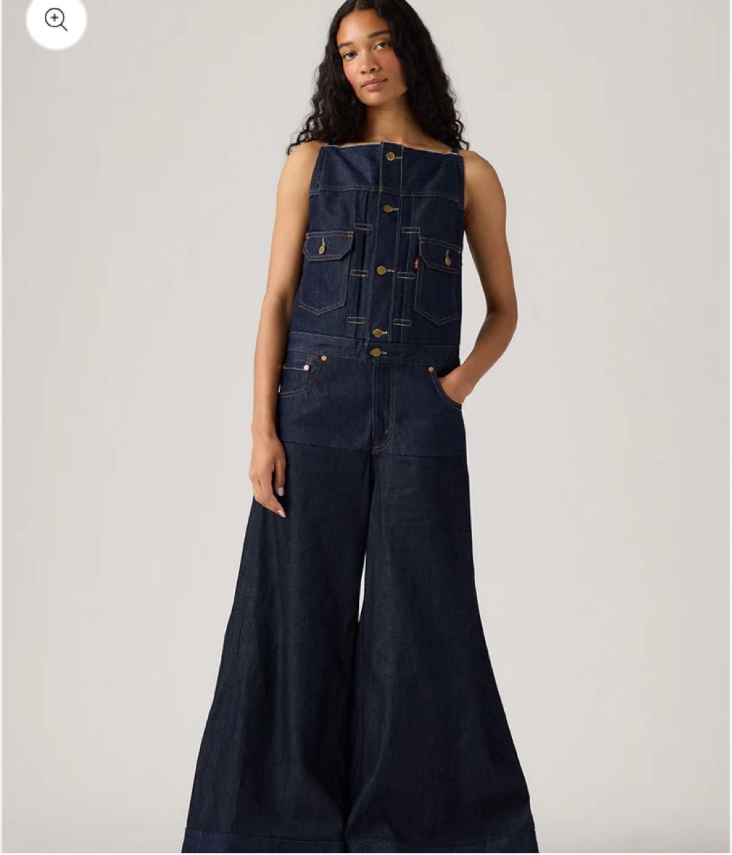 オールインワン・サロペット Levi's JUMPSUIT (003S4) Levi's x sacai Women's Denim Jumpsuit サロペット