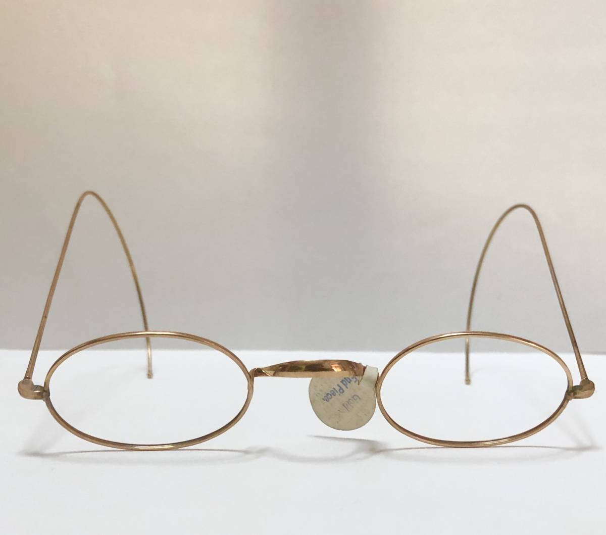 未使用品・AO10K金張 極小振り 純正メガネ 1870~1910年代頃 American Optical アメリカンオプティカル ビンテージ  ヴィンテージ 米国製