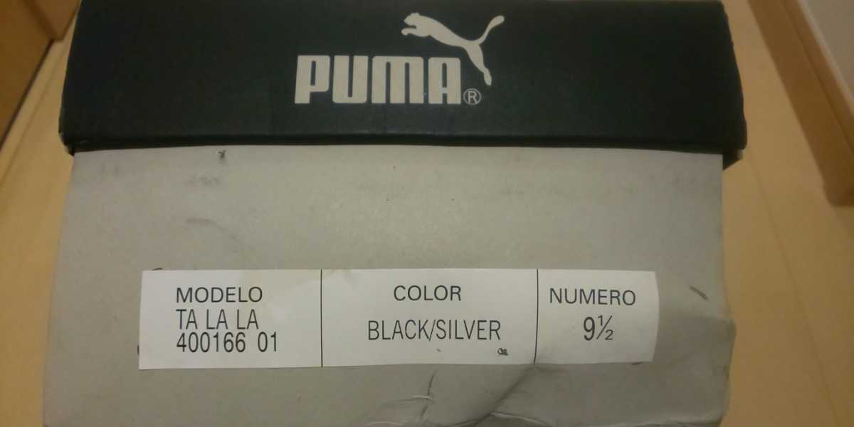 PUMA TA LA LA スニーカー サイズ9 1/2 ホワイト シルバー ゴールド シューズ スニーカー 靴 プーマ MODELO 400166 01 レア？ 廃盤？_画像3