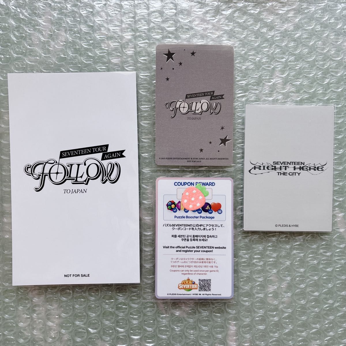seventeen follow again Blu-ray トレカ ユニバ特典 ポスト seventeen follow again Blu-ray トレカ ユニバ特典 ポスト