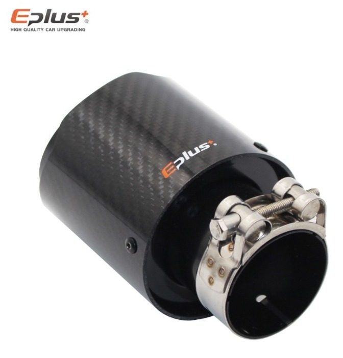 **[60%OFF!!] direct import!! Eplus carbon muffler cutter silencer strut stainless steel all-purpose 67mm-101mm**