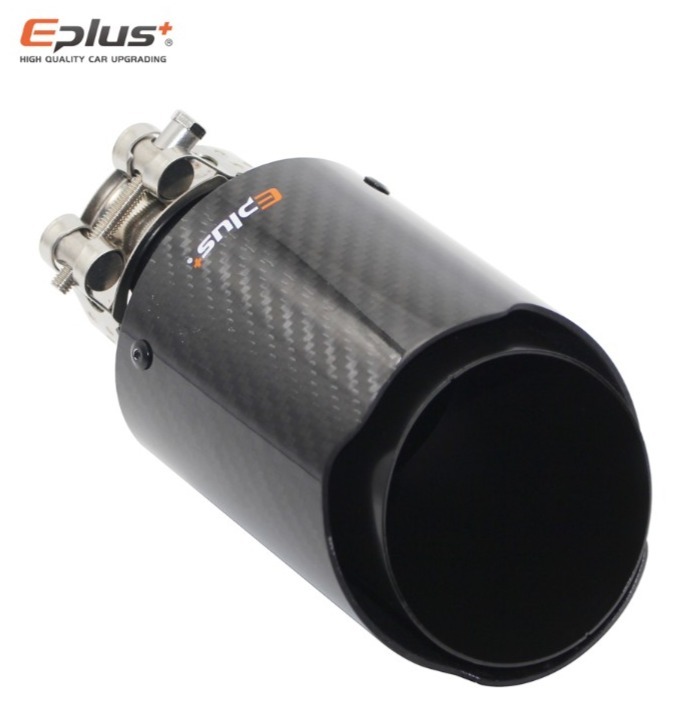 **[60%OFF!!] direct import!! Eplus carbon muffler cutter silencer strut stainless steel all-purpose 67mm-101mm**