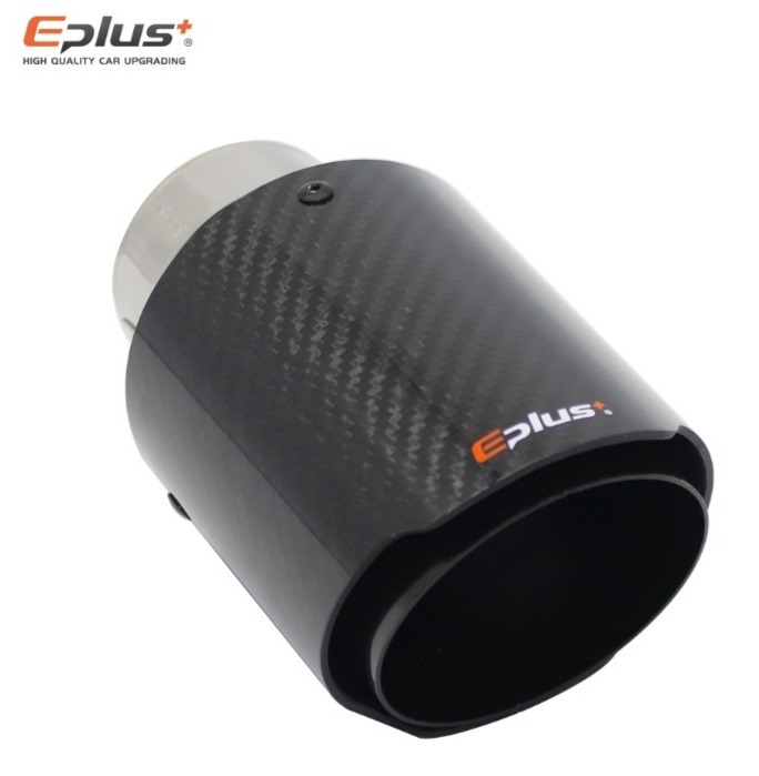 **[60%OFF!!] direct import!! Eplus carbon muffler cutter silencer strut stainless steel all-purpose 51mm-76mm**