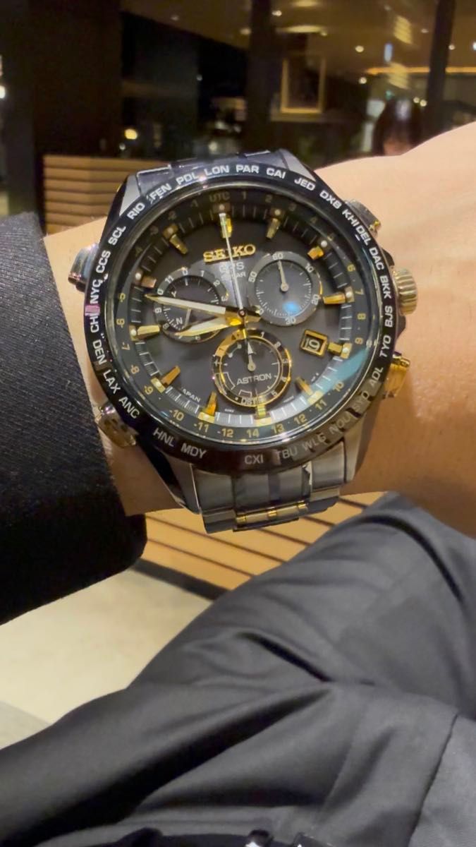 セイコー SEIKO ASTRON アストロン GPS デイト ソーラー電波
