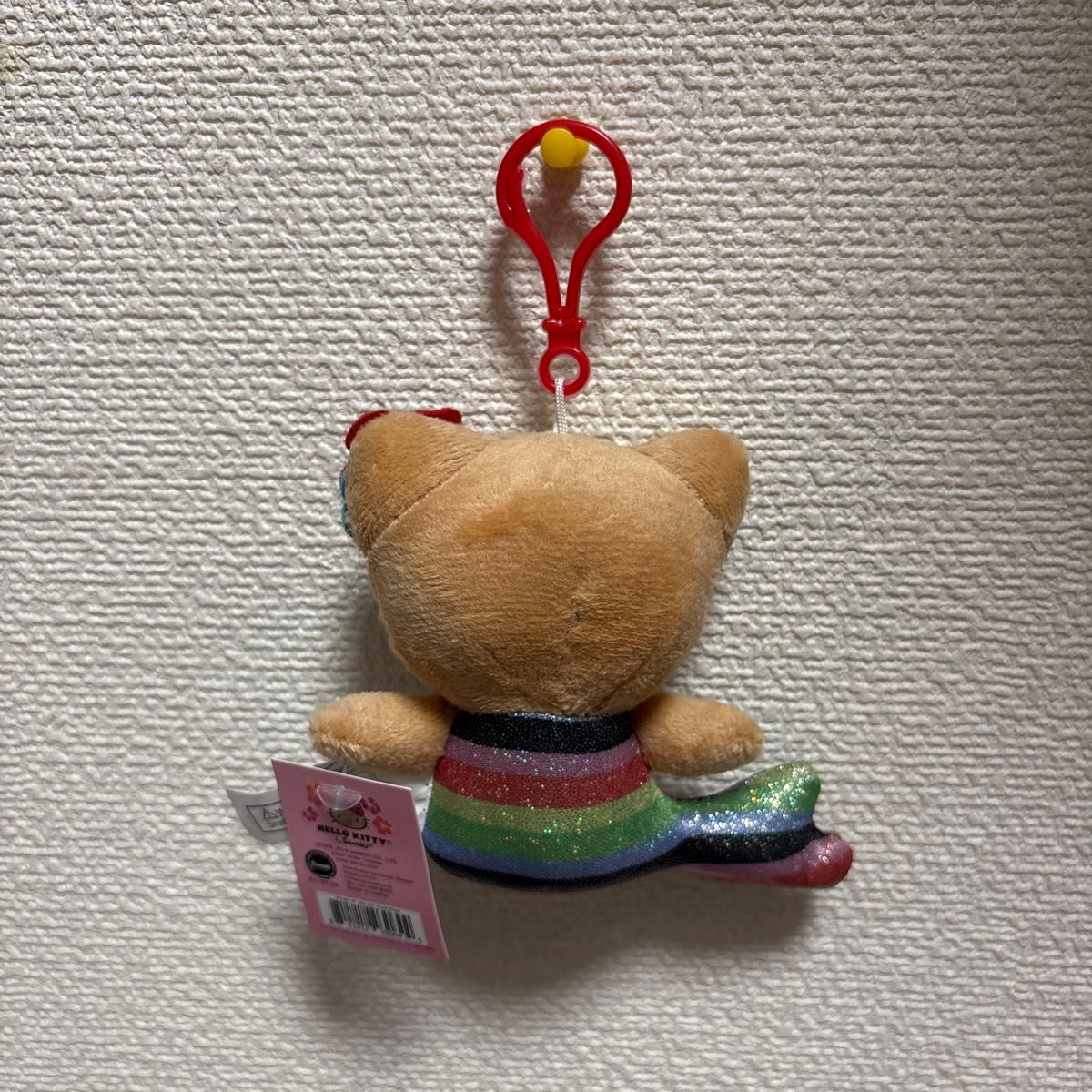 ハローキティ サマーマスコット水着(茶) 日焼け ぬいぐるみ サンリオ 日焼けキティ ぬいぐるみ マスコット 水着 マーメイド かわいい