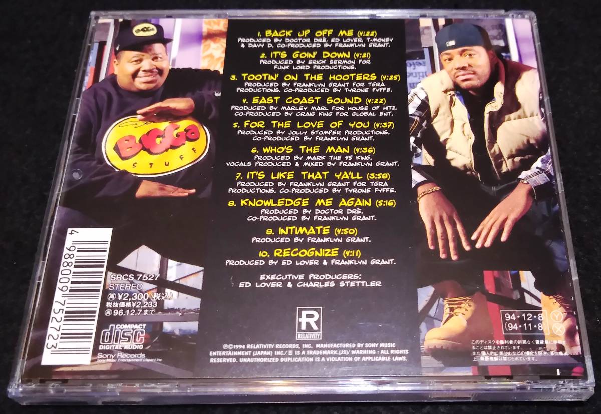 Doctor Dre & Ed Lover/Back Up Off Me★1994年国内盤　Keith Murray　Lords Of The Underground　Notorious B.I.G.　Yo！MTV RAPS 45king_画像3