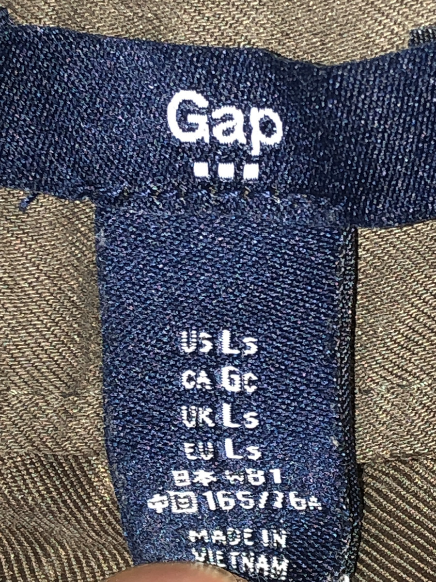 GAP ギャップ ハーフパンツ グリーン系カラー ボトムス シンプルデザイン 履き心地良い ポリエステル 34% W81【アウトレット】Q9_画像3