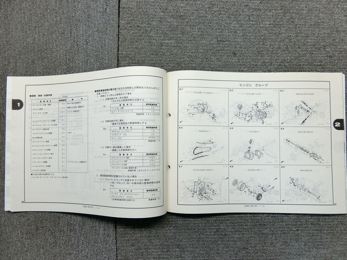  Honda Foresight SE MF04 original parts list parts catalog instructions manual no. 6 version 