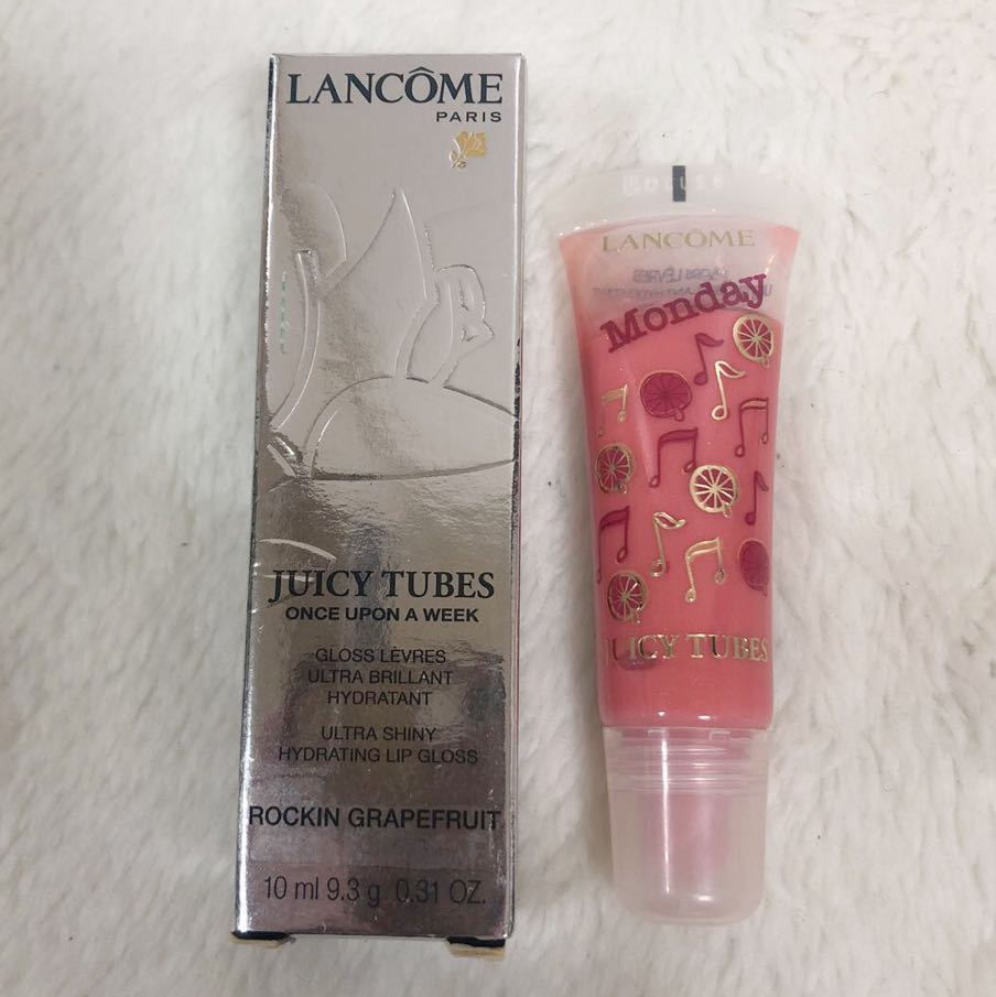  Lancome ju-si- tube 10ro gold grapefruit lip gloss limited goods 