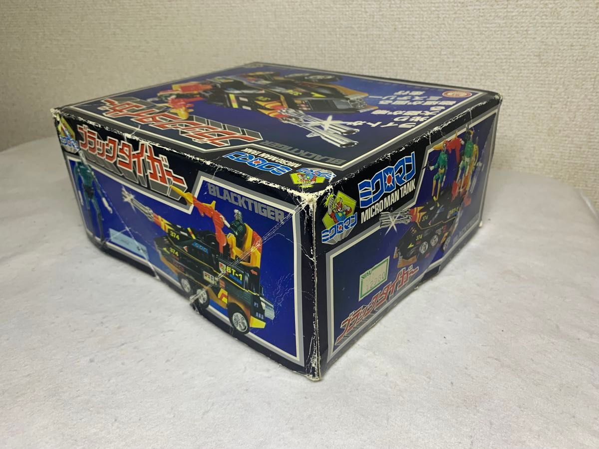 ジャンク品 当時物ミクロマン ブラックタイガー