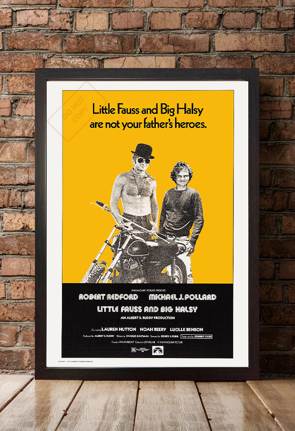 ポスター『Little Fauss and Big Halsy』(お前と俺)1970年 ポスター『Little Fauss and Big Halsy』(お前と俺)1970年