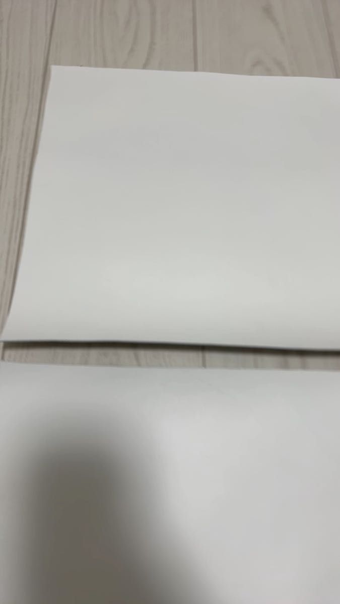 ② 牛革 レザー スムース クロム鞣し ホワイト 白 ハンドメイド 2枚セット