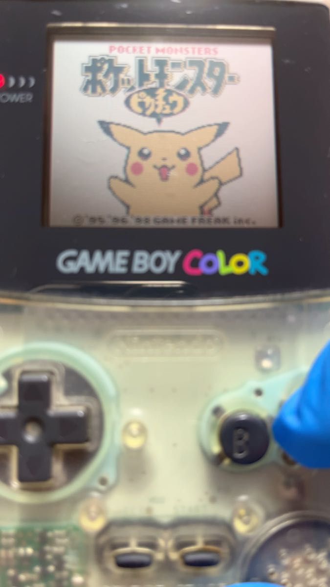 【稀少美品】GB ゲームボーイ ソフト ポケットモンスター ピカチュウ 付属品完備 ポケモン GAMEBOY 任天堂