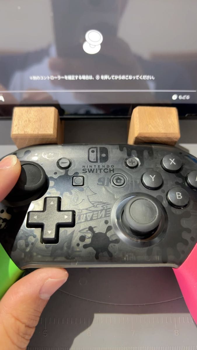 Nintendo Switch Proコントローラー ニンテンドー スイッチ プロコン 正常動作品 スプラトゥーン仕様