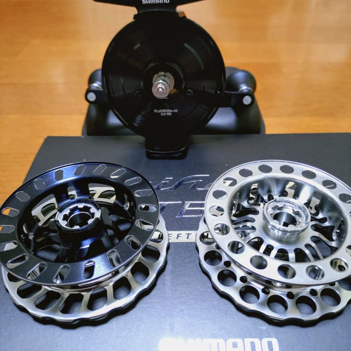 未使用品 セイハコウ リミテッド RC83　　SHIMANO シマノ 左巻き 定価96250円(税込) フラッグシップ ドラグ付き