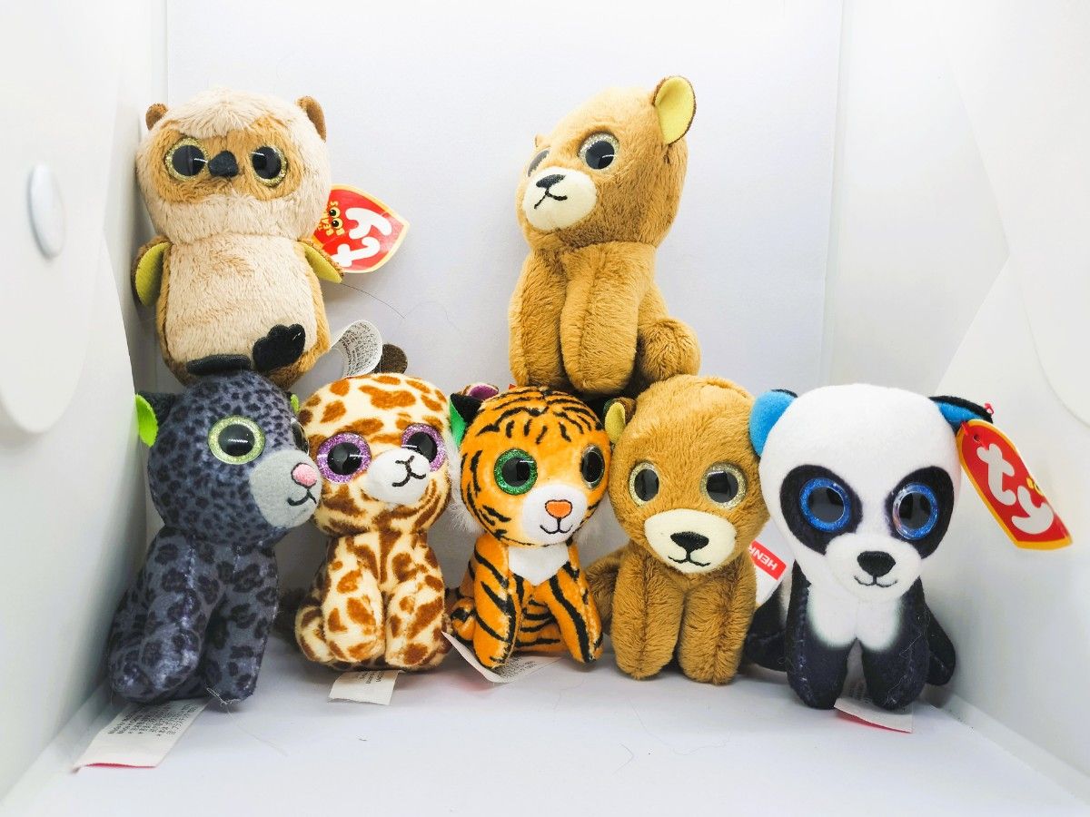 ty ぬいぐるみ ハッピーセット 8体セット マスコット｜Yahoo