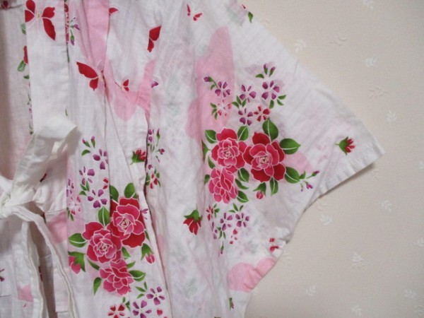 新発売 関西ファッション連合 浴衣 110 ピンク 薔薇柄 www.bdiwearparts.com