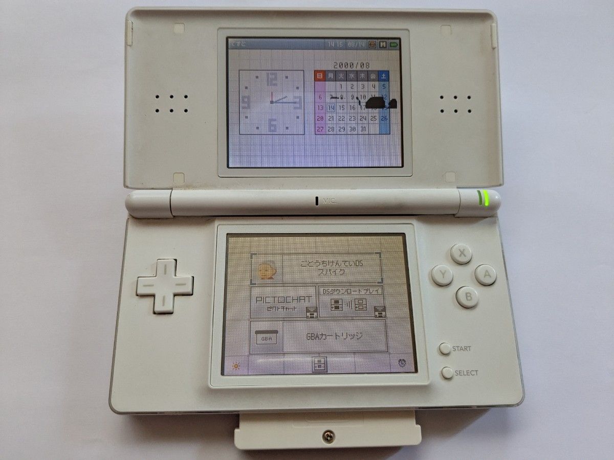 低価格の ジャンク品】ニンテンドーDS Lite 本体のみ クリスタルホワイト DS Lite