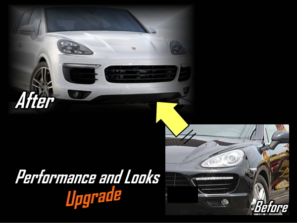  Porsche Cayenne 958 new model design all LED head light left right set daylight 