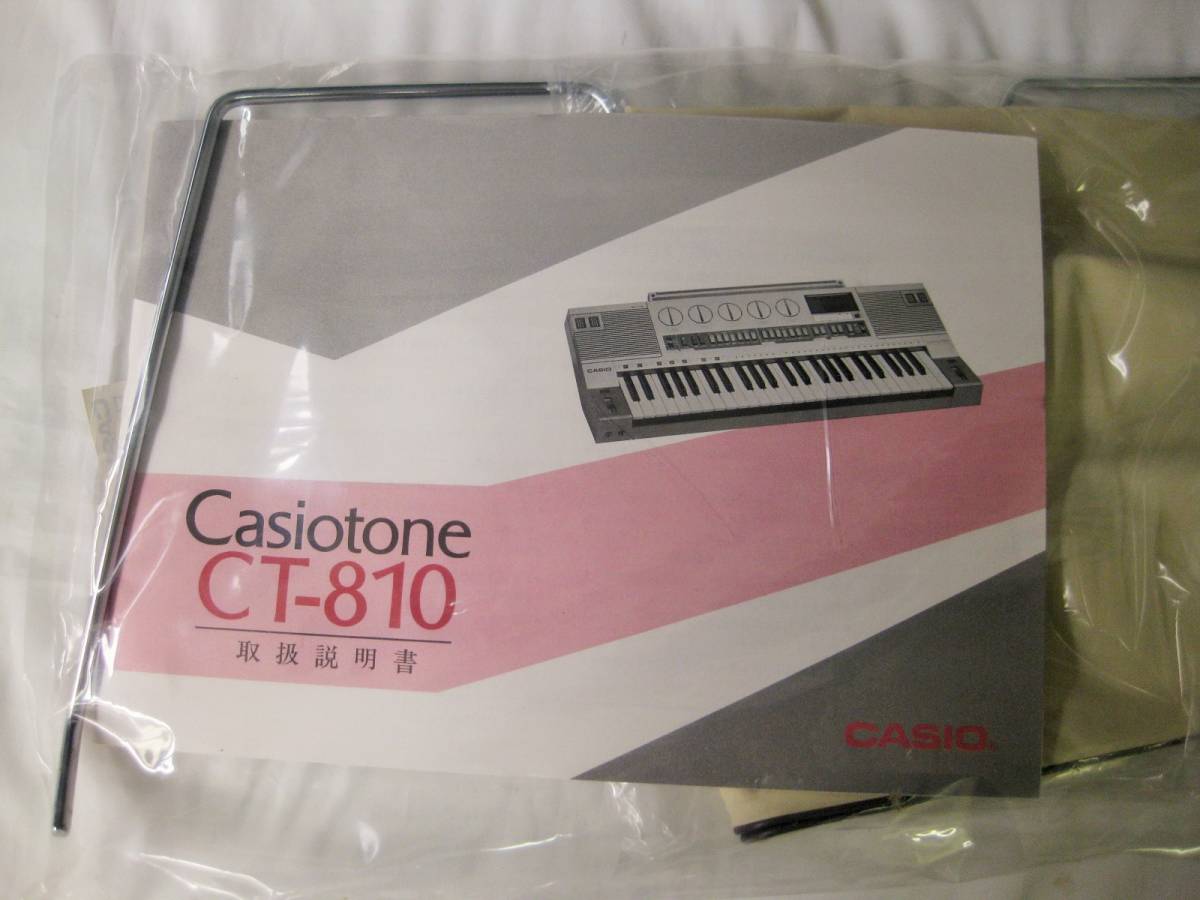  новый товар не использовался CASIO Casio цветный CT-810 сделано в Японии Showa Retro подлинная вещь Junk V