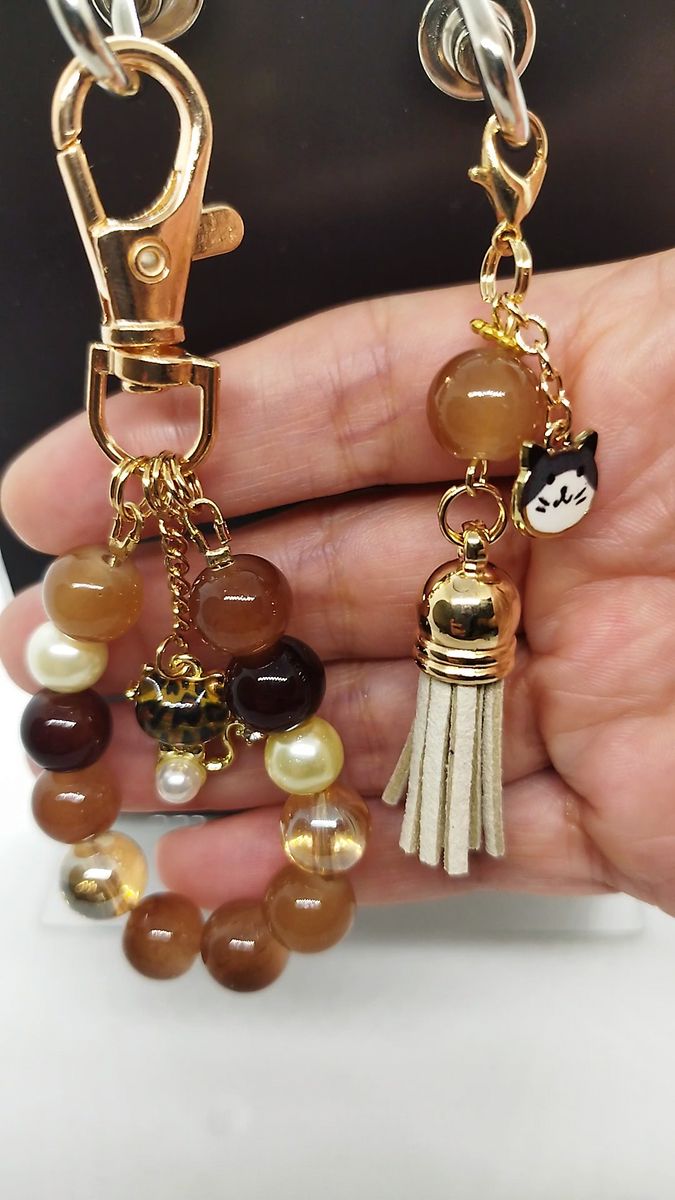 ハンドメイド キーホルダー チャームセット No. 7