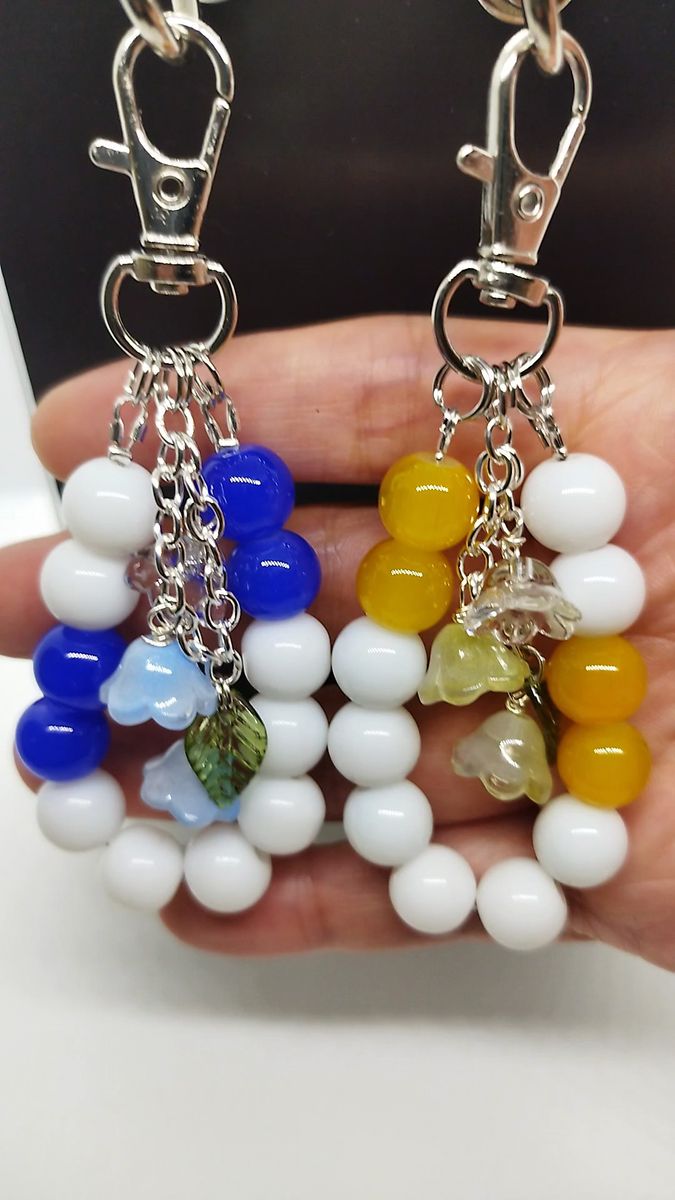 ハンドメイド キーホルダー 2点セット No. 4