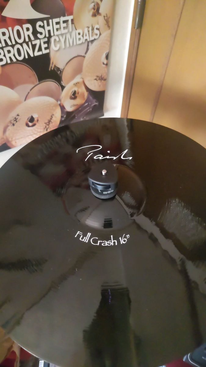 【激レア! 動画あり】paiste signature full crash 18+16 パイステ クラッシュ シンバル