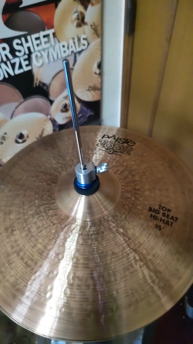 【動画あり! 美品】paiste 2002 big beat masters 15 hihat ハイハット シンバル ハイハット