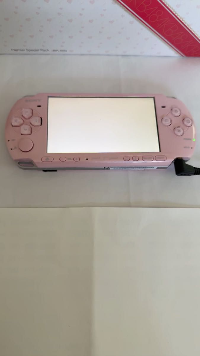 PSP-3000 ピンク 本体 AKB1/48アイドルと恋したら… セット
