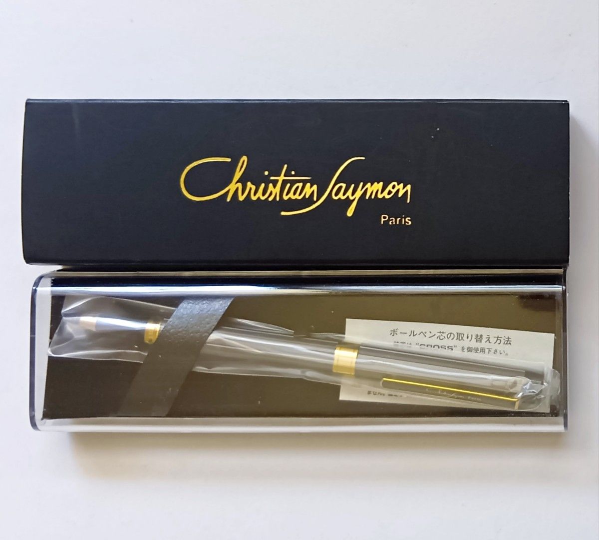 廃盤美品 フランス製 chrisutian saymon サイモン ボールペン Christian Saymon Paris クリスチャン・サイモン・パリ