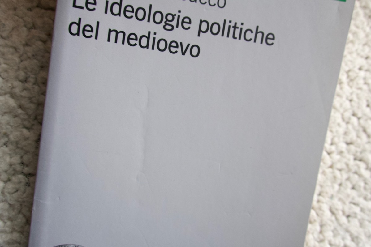 Le ideologie politiche del Medioevo (Einaudi) Giovanni Tabacco イタリア語_画像2