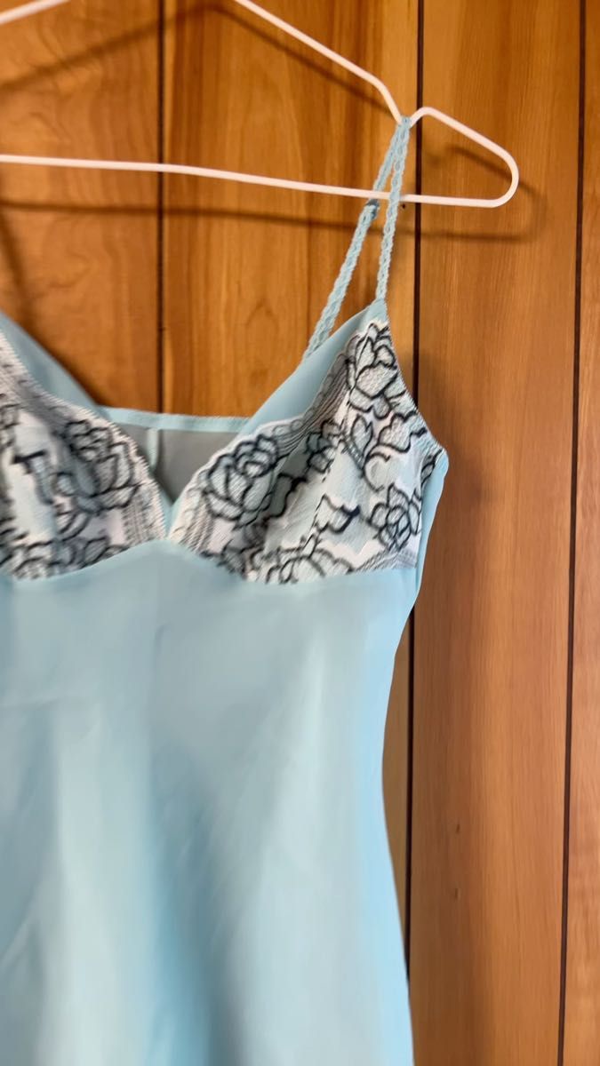 キャミソール 水色 レース 未使用品