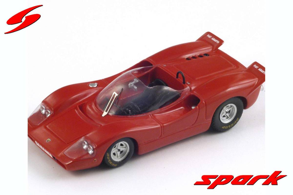■スパークモデル 1/43 1968 アバルト2000 スポーツ スパイダー レッド