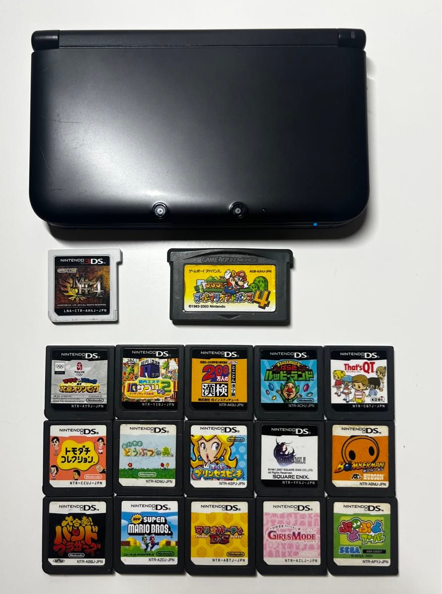 ニンテンドー3DS LL ブラック 本体 4GB ゲーム17本付き｜Yahoo