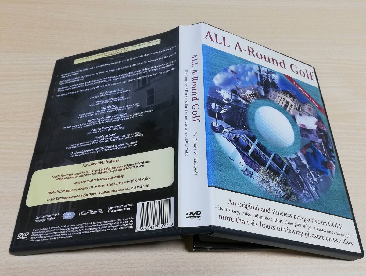 【DVD】ALL A-ROUND Golf by Gordon G.Simmonds_画像2