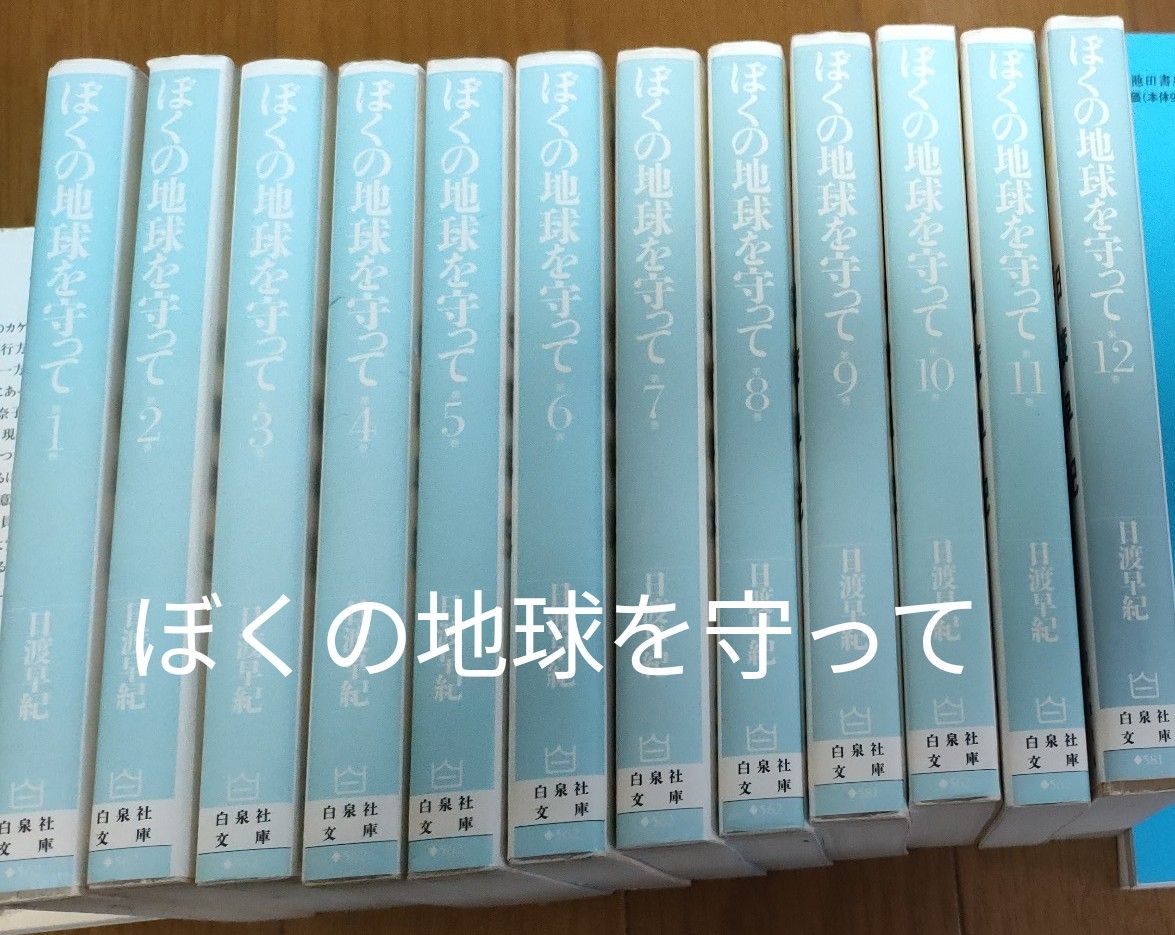 ぼくの地球を守って 文庫版 全12巻 日渡早紀 花とゆめ展トートバッグ ぼくの地球を守って 全12巻 白泉社文庫 日渡早紀 花ゆめトート