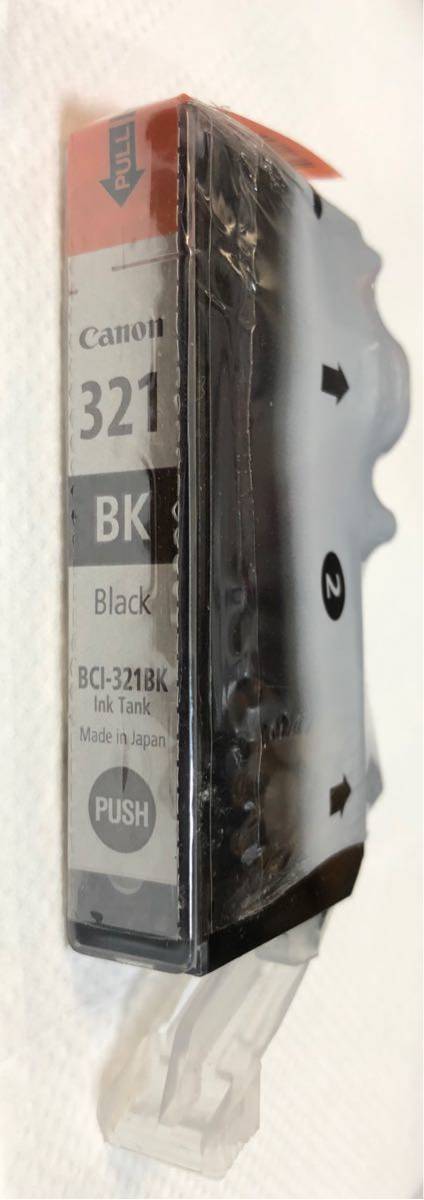 Canon キャノン 321 BK ブラック BCI-3218Kインクカートリッジ 純正 新品未開封品_画像2